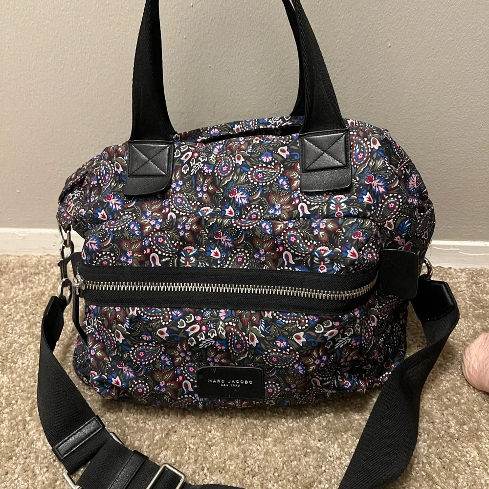 Marc‎ Jacobs new york Garden Paisley printed nylon diaper bag $320